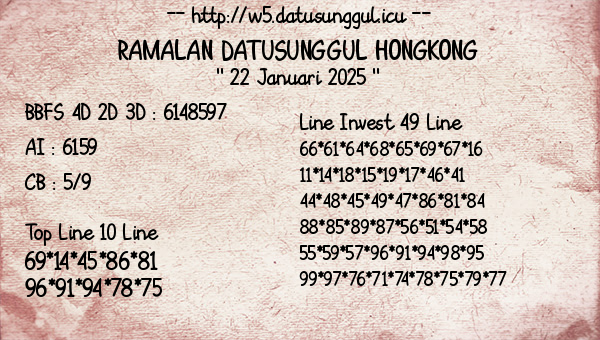 Prediksi Hongkong